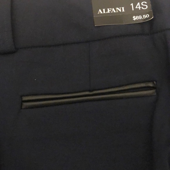 Alfani Navy Blue Trousers. - Picture 4 of 8